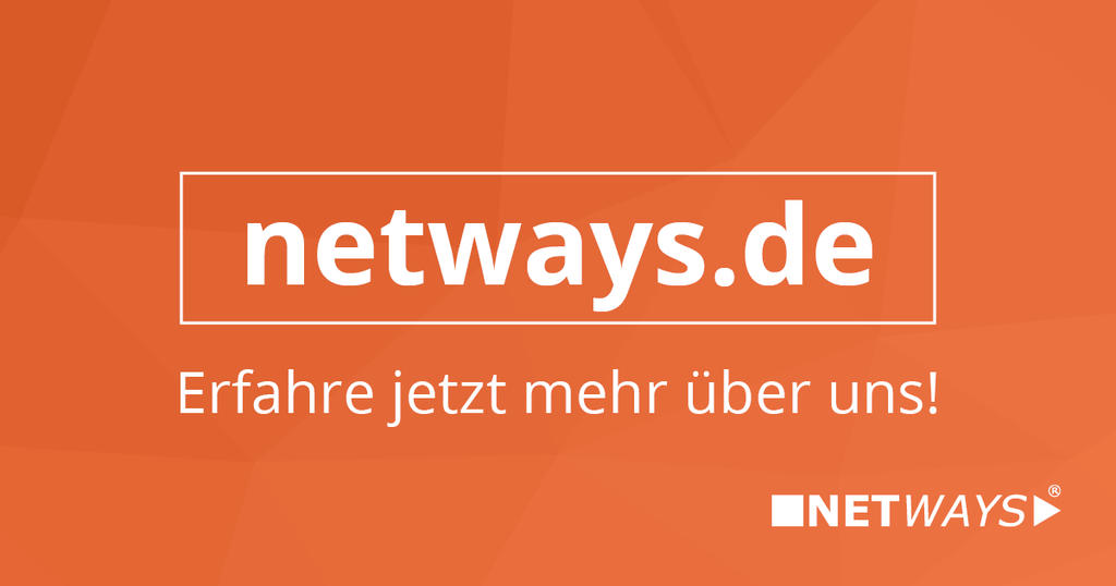 Willkommen zurück, wir freuen uns auf Euch! | NETWAYS GmbH