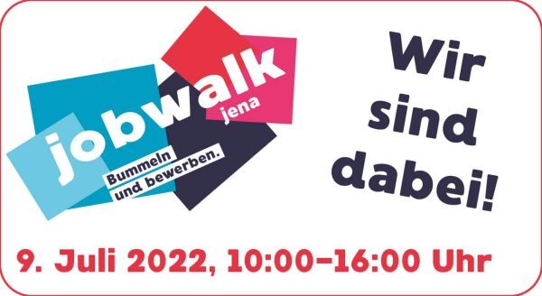 Jobwalk 2022 auf dem Marktplatz in Jena – PROMEDIATEC