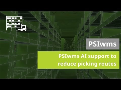 PSIwms AI support to reduce picking routes by more than 30%