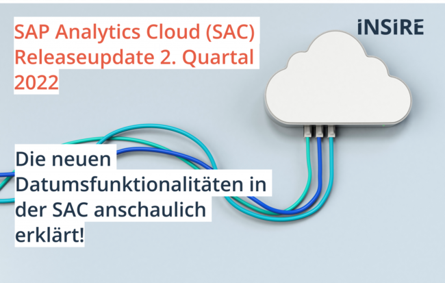 SAP Analytics Cloud (SAC) Releaseupdate 2. Quartal 2022 - die neuen Datumsfunktionalitäten in der SAC anschaulich erklärt!  - INSIRE Consulting