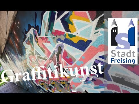 Frisches Graffiti für die Unterführung an der Schleifermoosach - Stadt Freising