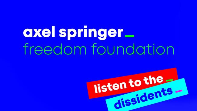 Axel Springer gründet Freedom Foundation