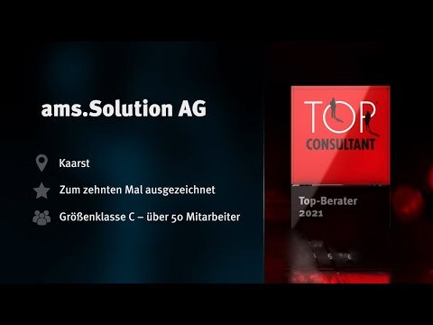 ams.Solution AG ist Top Consultant 2021