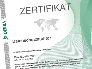 Ausbildung zum Datenschutzauditor | DEKRA-Zertifikat