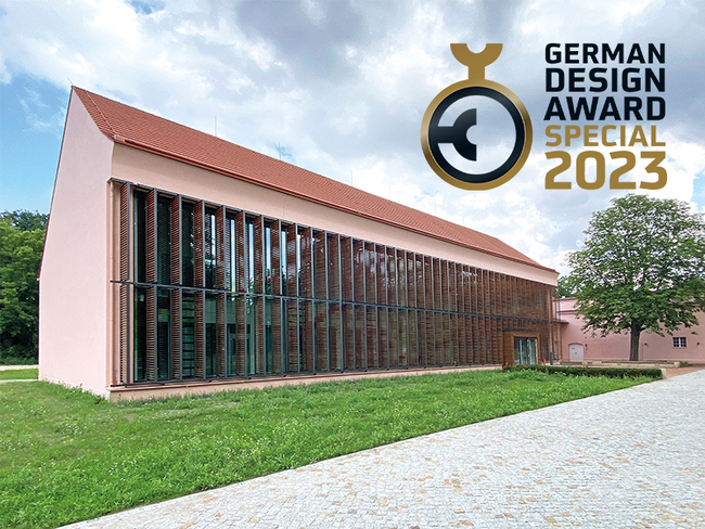 SSP - German Design Award 2023: Special Mention für das Europäische Zentrum für jüdische Gelehrsamkeit
