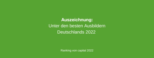 Beste Ausbilder Deutschlands 2022 – rahm wurde vom Capital Magazin ausgezeichnet - rahm Zentrum für Gesundheit GmbH