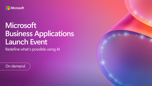 Microsoft Business Applications Launch Event