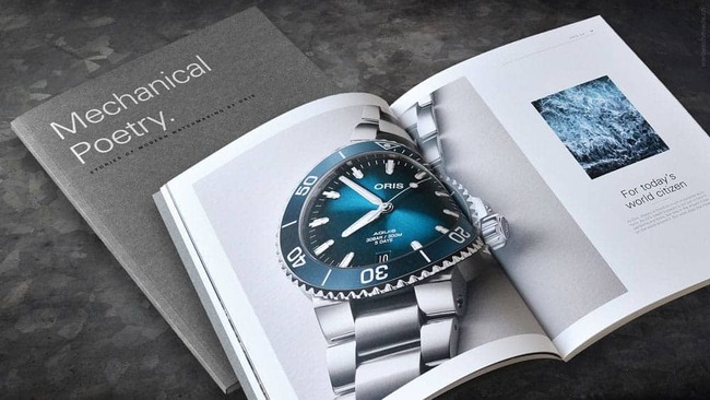 Werbeschmiede AG – Neue Uhren und Werke im Oris Image Booklet