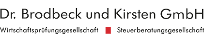 Steuernews - Dr. Brodbeck und Kirsten GmbH, Wirtschaftsprüfungsgesellschaft, Steuerberatungsgesellschaft