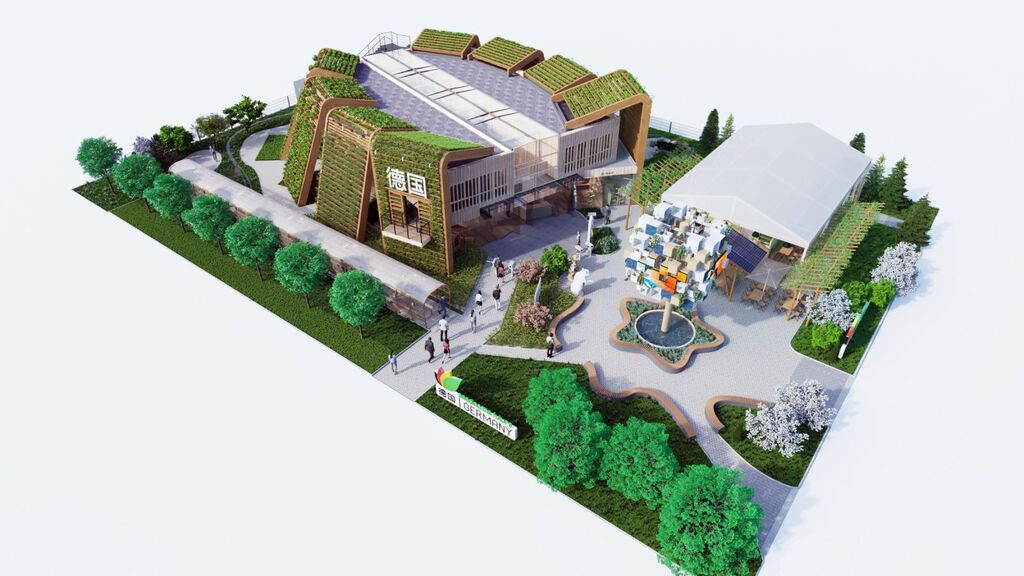 Der Deutsche Garten auf der EXPO 2019 in Peking