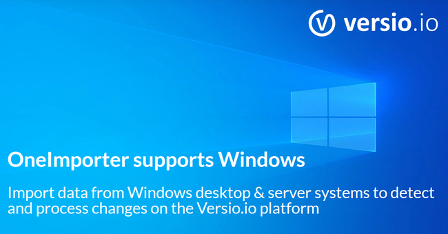 OneImporter is now available for Windows systems | versio.io
