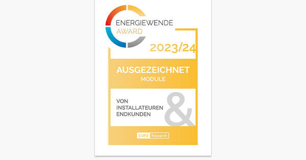 EUPD Energiewende Award 23/24 - LUXOR SOLAR