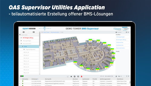Versions-Update OAS Supervisor Utilities: Optimiertes Design, verbesserte BMS-Funktionalität