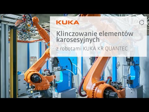 Clinching of car body parts with KUKA KR QUANTEC robots
