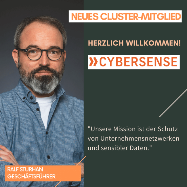 Cybersense GmbH wird neues Mitglied  - Cyber Security Cluster Bonn e.V.