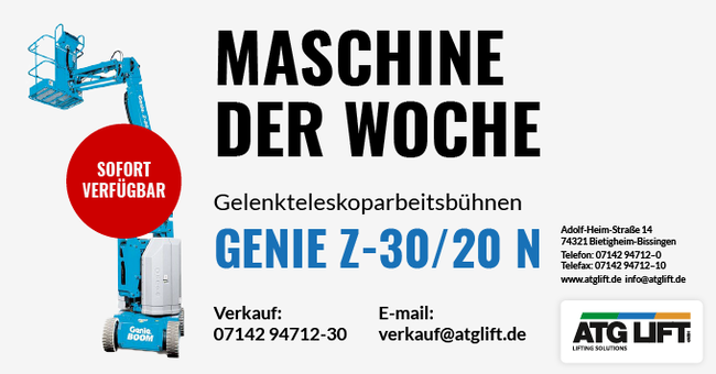 Genie Z-30/20 N Maschine der Woche KW7 2023