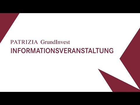 Informationsveranstaltung Januar 2022 I PATRIZIA GrundInvest