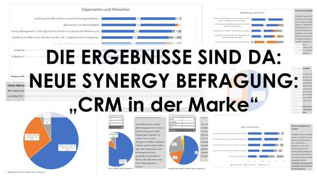 CRM in der Marke: Inmitten von unplanbaren Zeiten - Synergy Consultants CRM - business, not software