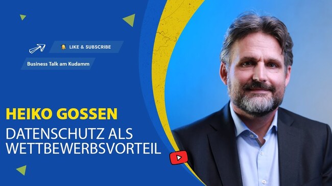 Datenschutz als Wettbewerbsvorteil - Heiko Gossen (migosens GmbH)