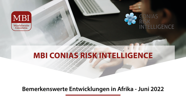 CONIAS Risiko-Entwicklungsbericht für Afrika - Juni 2022