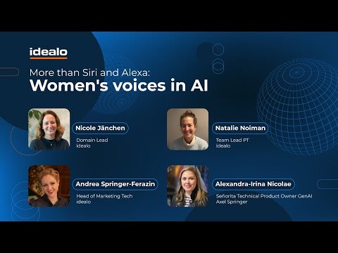 "More than Siri and Alexa: Women's voices in AI" | Panel Discussion | International Women's Day 2024