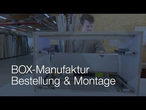 Fertigschubladen: Von der Bestellung bis zur Montage mit dem BOX-Manufaktur Online-Konfigurator