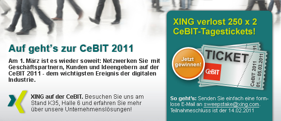 XING auf der CeBIT 2011